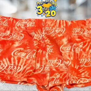 coca-cola pajama shorts size XL
